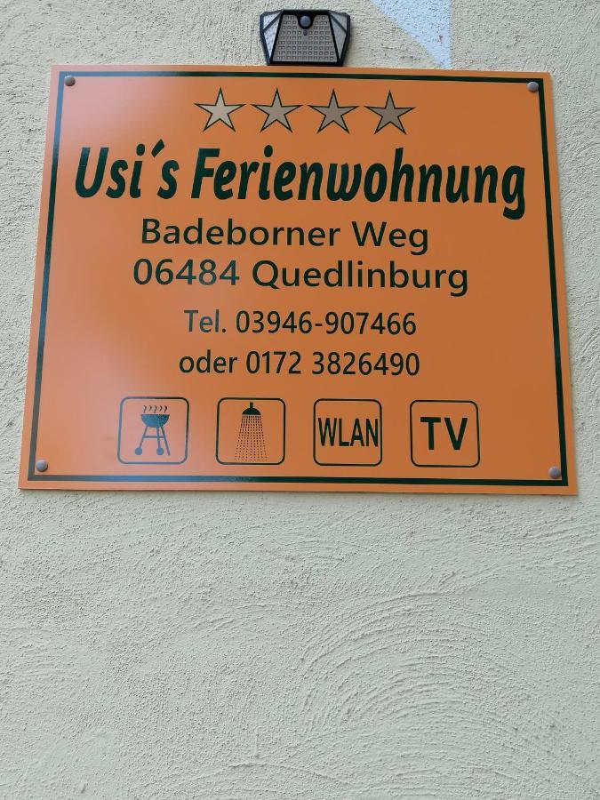 USIS_FERIENWOHNUNG im Harz Quedlinburg Exterior foto